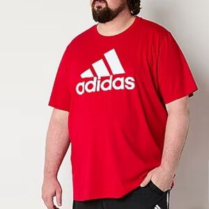 Adidas Men's Red T-Shirt